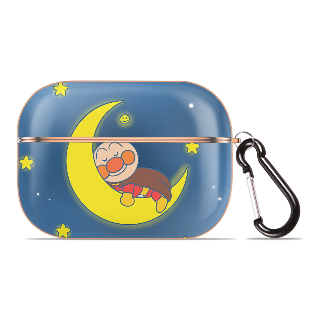 （画像用） アンパンマン Anpanman 【AirPods Pro用】ハードシェル保護ケース｜耐衝撃・防指紋・カラビナ付き商品仕様