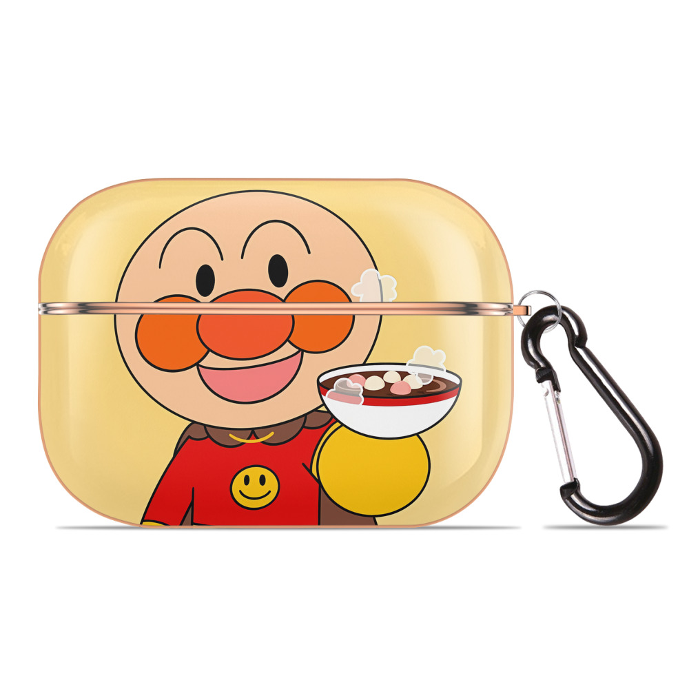（画像用） アンパンマン Anpanman 【AirPods Pro用】ハードシェル保護ケース｜耐衝撃・防指紋・カラビナ付き商品仕様