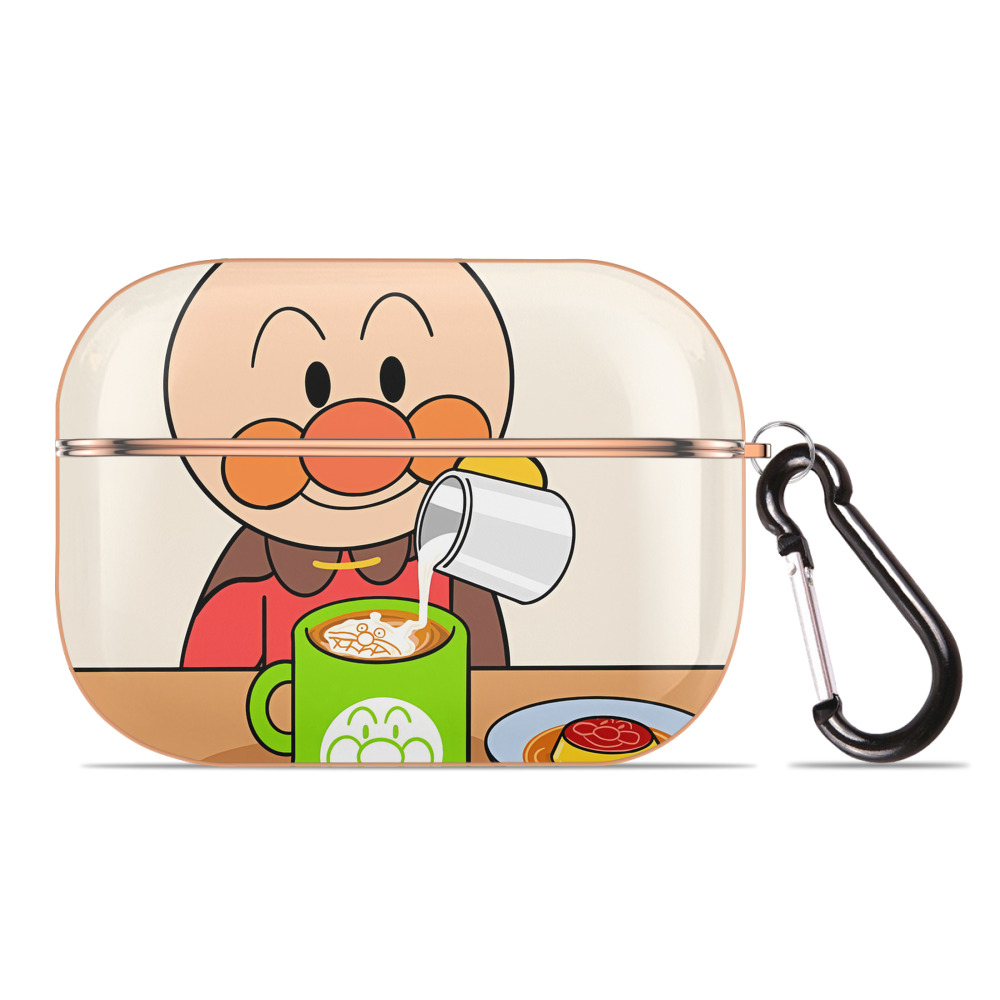 （画像用） アンパンマン Anpanman 【AirPods Pro用】ハードシェル保護ケース｜耐衝撃・防指紋・カラビナ付き商品仕様