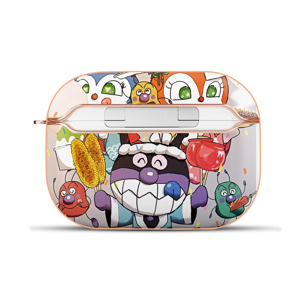 （画像用） アンパンマン Anpanman 【AirPods Pro用】ハードシェル保護ケース｜耐衝撃・防指紋・カラビナ付き商品仕様