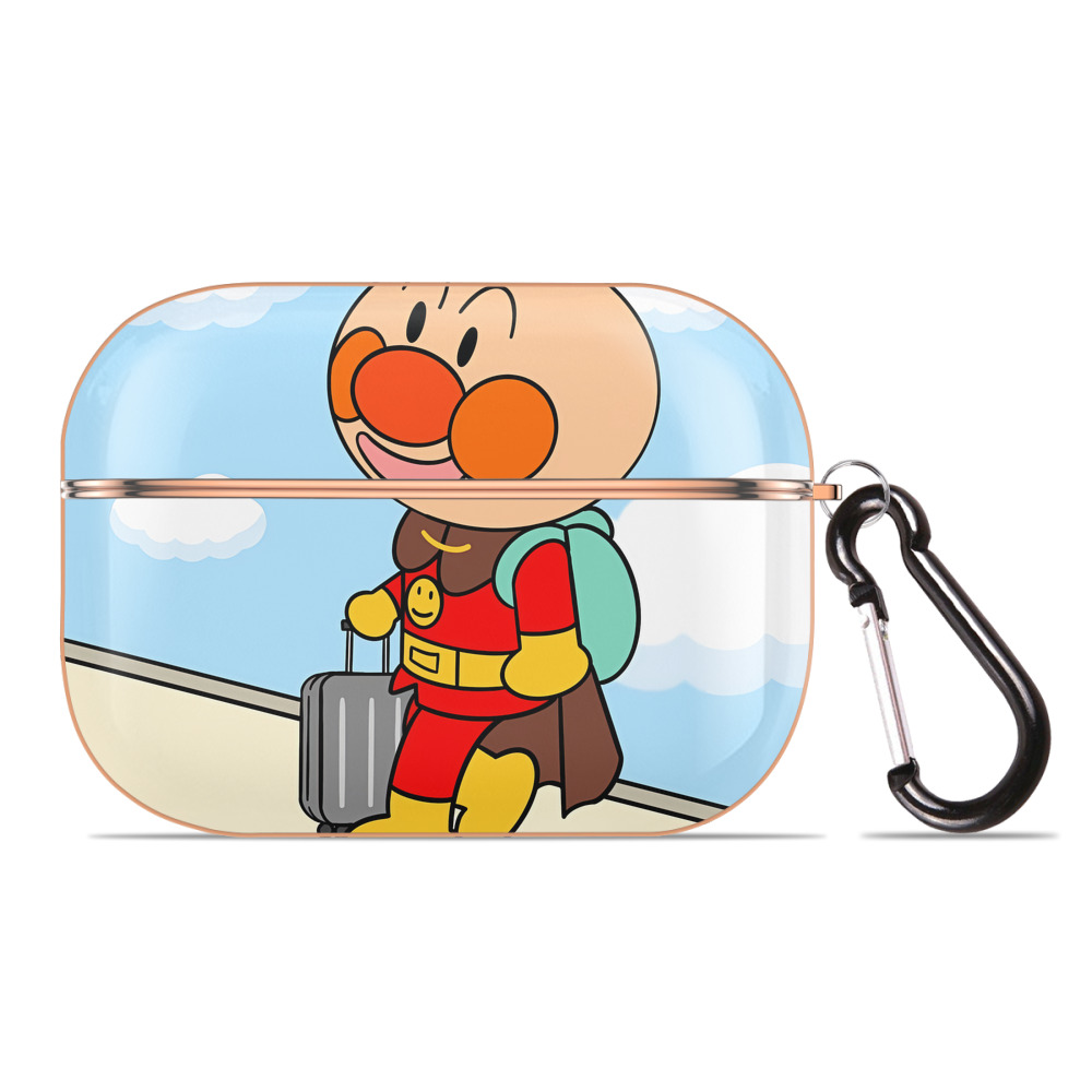 （画像用） アンパンマン Anpanman 【AirPods Pro用】ハードシェル保護ケース｜耐衝撃・防指紋・カラビナ付き商品仕様