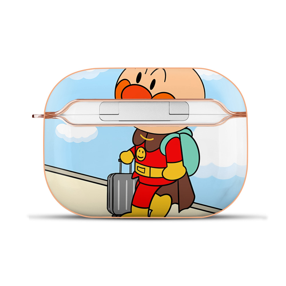 （画像用） アンパンマン Anpanman 【AirPods Pro用】ハードシェル保護ケース｜耐衝撃・防指紋・カラビナ付き商品仕様