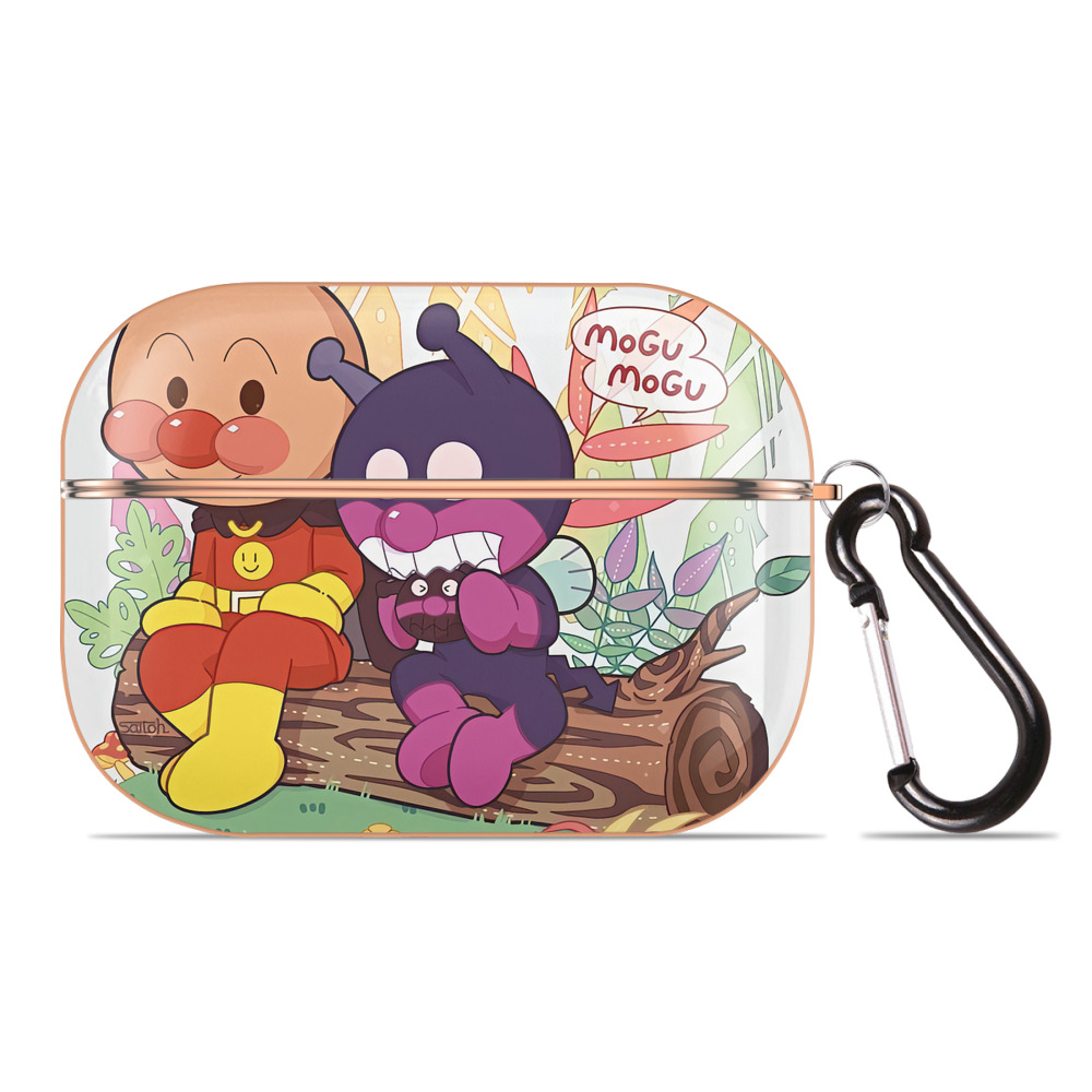 （画像用） アンパンマン Anpanman 【AirPods Pro用】ハードシェル保護ケース｜耐衝撃・防指紋・カラビナ付き商品仕様