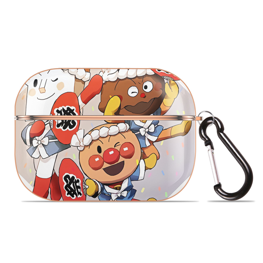 （画像用） アンパンマン Anpanman 【AirPods Pro用】ハードシェル保護ケース｜耐衝撃・防指紋・カラビナ付き商品仕様