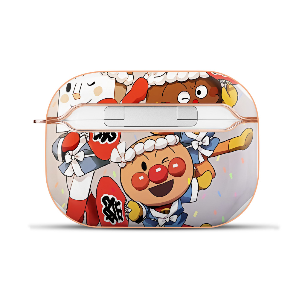 （画像用） アンパンマン Anpanman 【AirPods Pro用】ハードシェル保護ケース｜耐衝撃・防指紋・カラビナ付き商品仕様