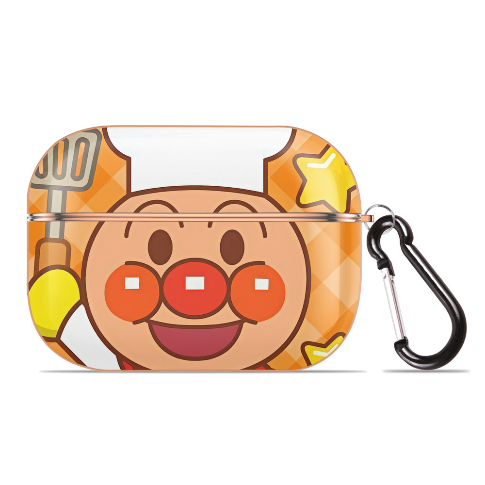 （画像用） アンパンマン Anpanman 【AirPods Pro用】ハードシェル保護ケース｜耐衝撃・防指紋・カラビナ付き商品仕様