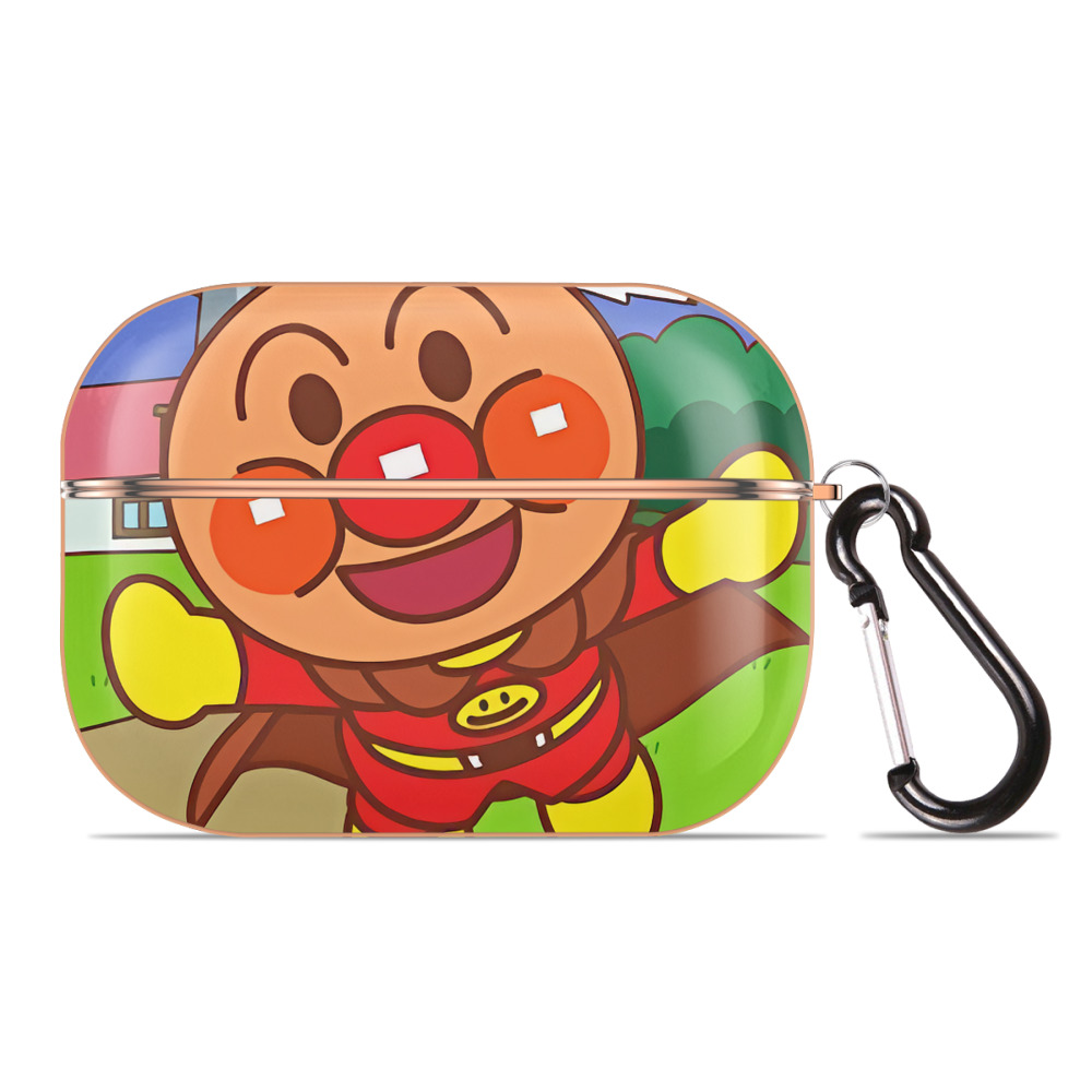 （画像用） アンパンマン Anpanman 【AirPods Pro用】ハードシェル保護ケース｜耐衝撃・防指紋・カラビナ付き商品仕様