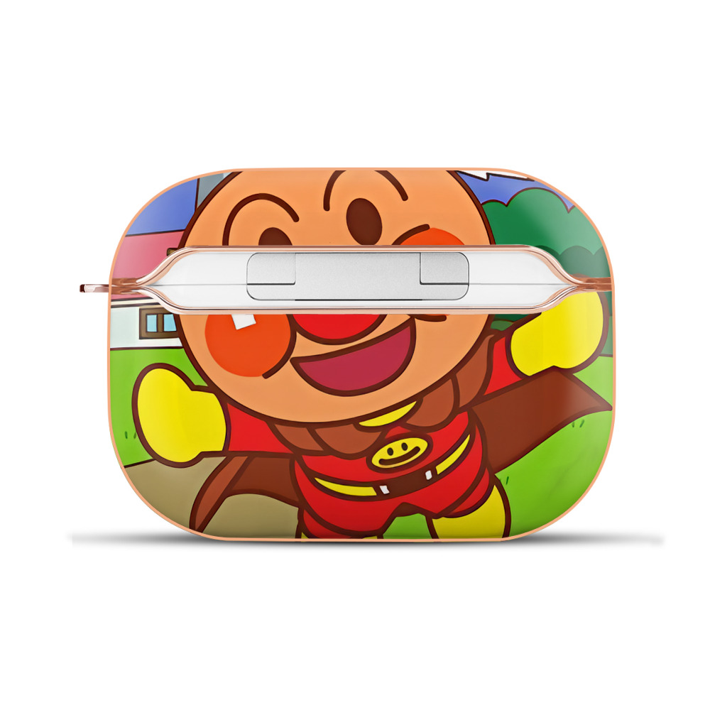 （画像用） アンパンマン Anpanman 【AirPods Pro用】ハードシェル保護ケース｜耐衝撃・防指紋・カラビナ付き商品仕様