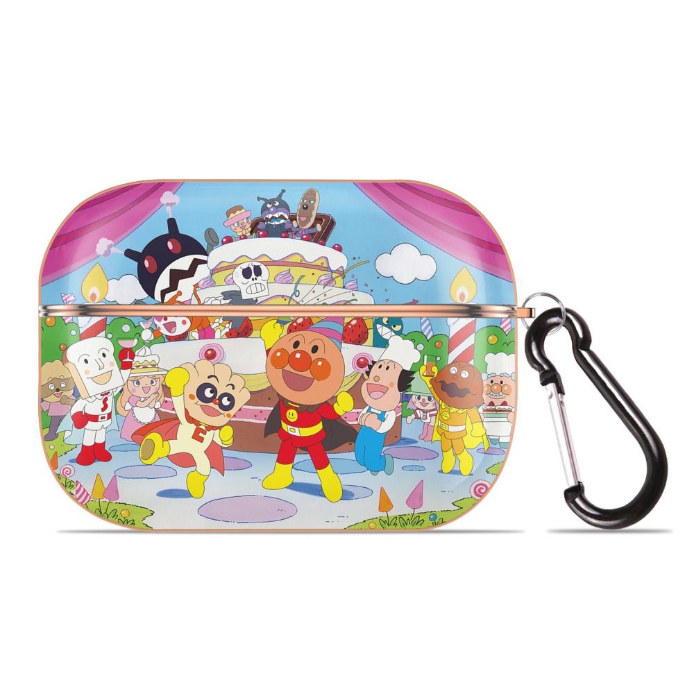（画像用） アンパンマン Anpanman 【AirPods Pro用】ハードシェル保護ケース｜耐衝撃・防指紋・カラビナ付き商品仕様