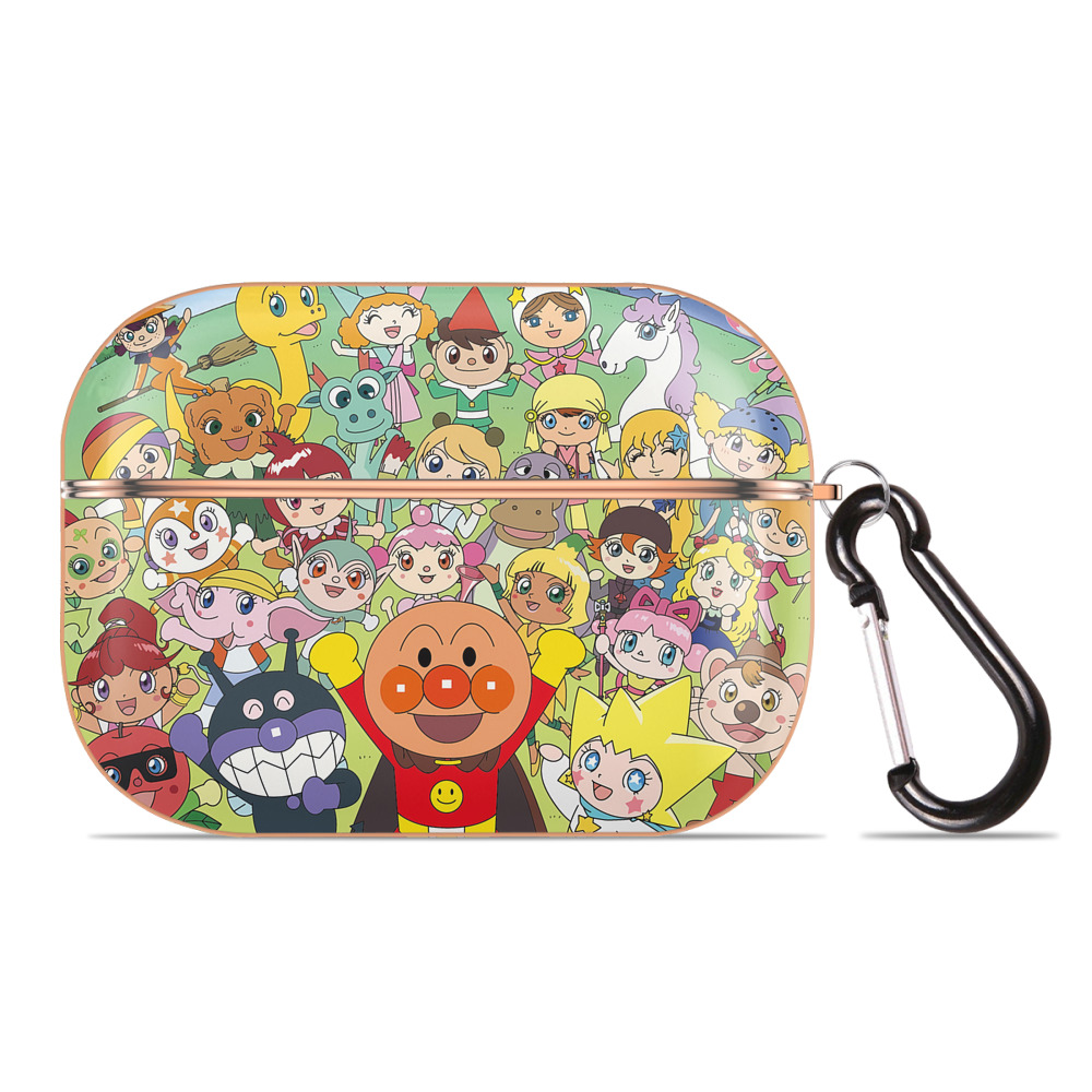 （画像用） アンパンマン Anpanman 【AirPods Pro用】ハードシェル保護ケース｜耐衝撃・防指紋・カラビナ付き商品仕様