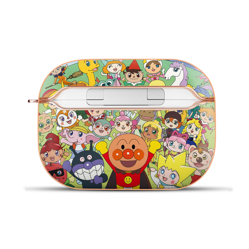 （画像用） アンパンマン Anpanman 【AirPods Pro用】ハードシェル保護ケース｜耐衝撃・防指紋・カラビナ付き商品仕様
