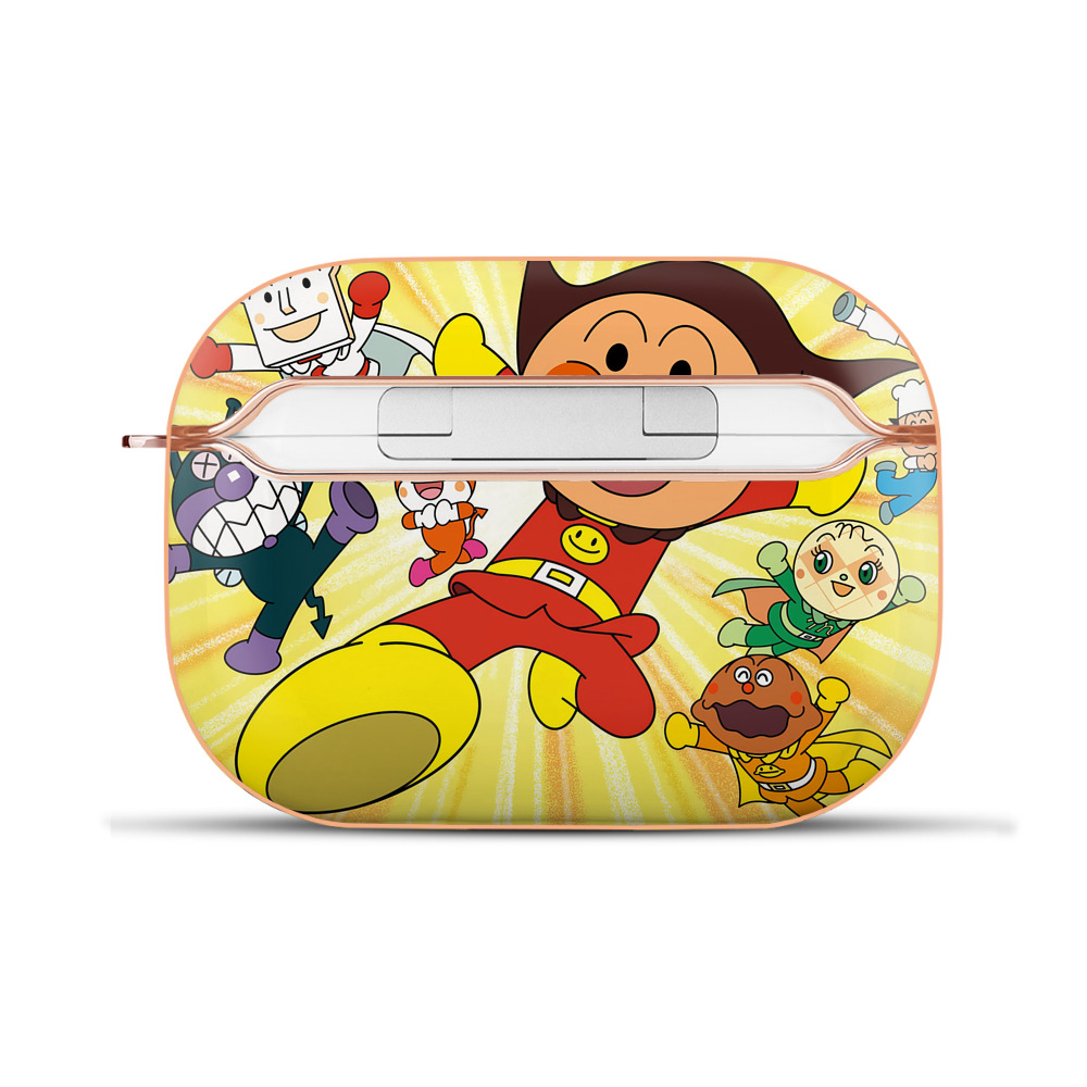（画像用） アンパンマン Anpanman 【AirPods Pro用】ハードシェル保護ケース｜耐衝撃・防指紋・カラビナ付き商品仕様