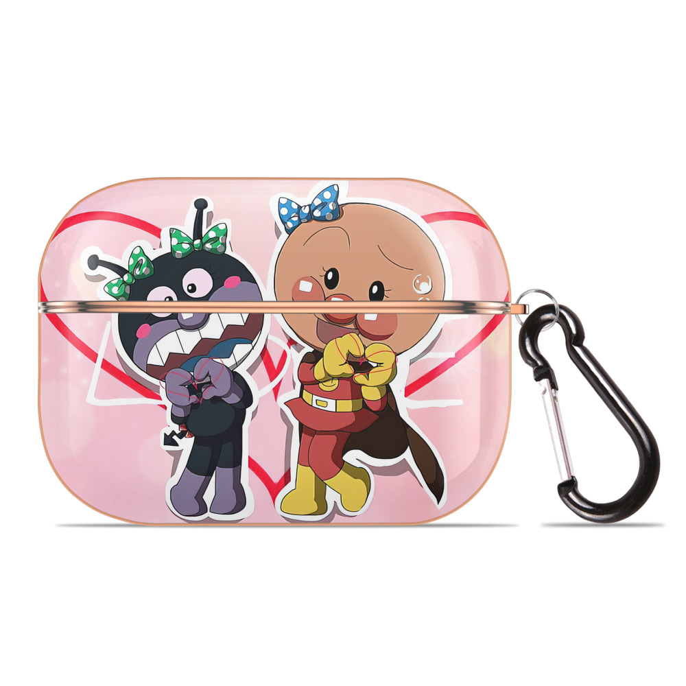 （画像用） アンパンマン Anpanman 【AirPods Pro用】ハードシェル保護ケース｜耐衝撃・防指紋・カラビナ付き商品仕様