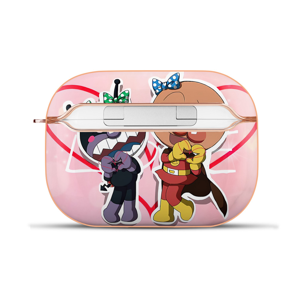 （画像用） アンパンマン Anpanman 【AirPods Pro用】ハードシェル保護ケース｜耐衝撃・防指紋・カラビナ付き商品仕様