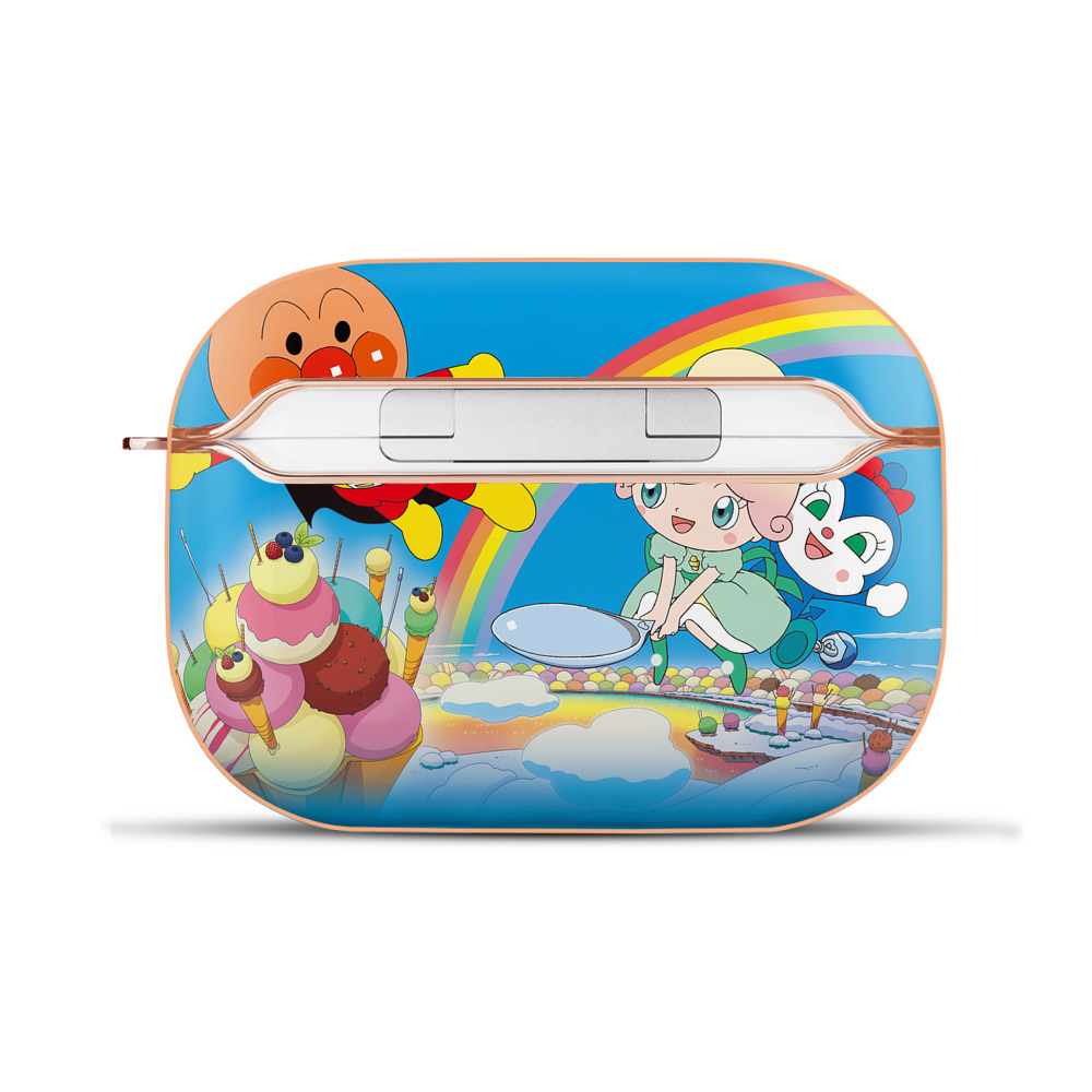 （画像用） アンパンマン Anpanman 【AirPods Pro用】ハードシェル保護ケース｜耐衝撃・防指紋・カラビナ付き商品仕様
