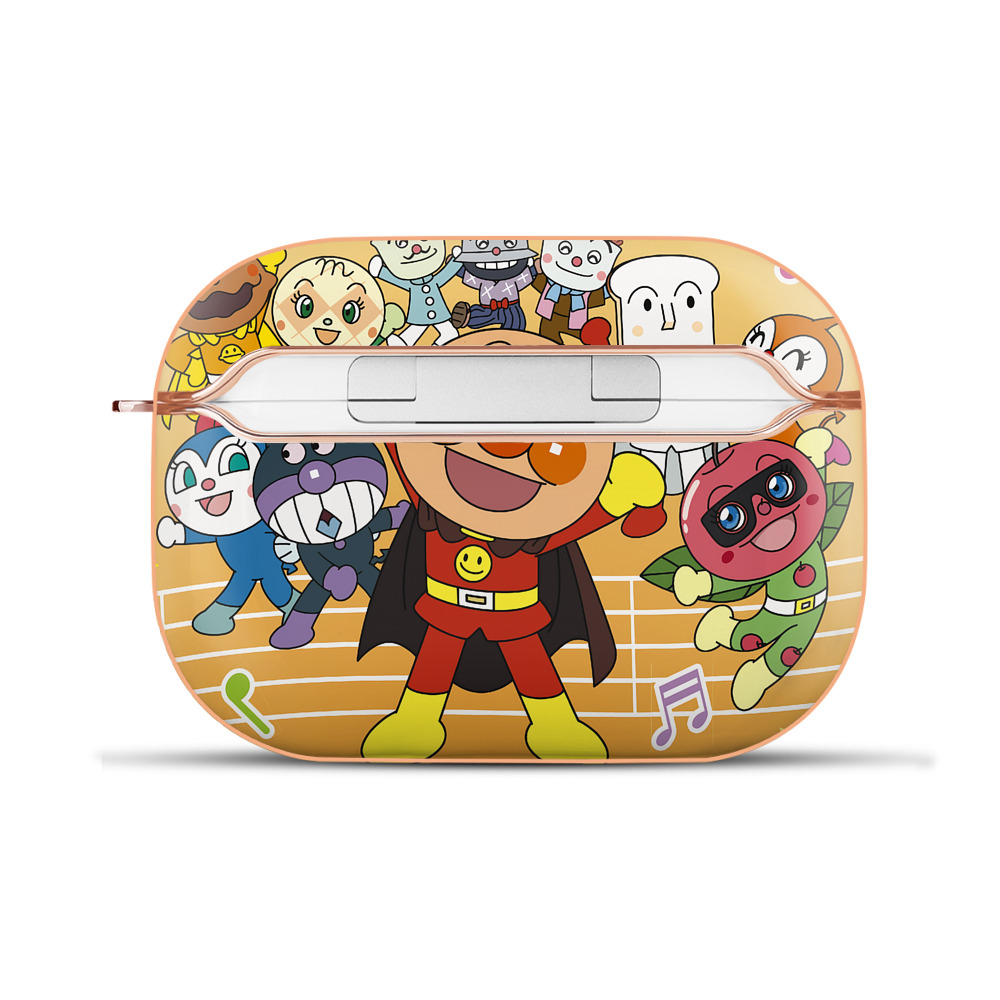 （画像用） アンパンマン Anpanman 【AirPods Pro用】ハードシェル保護ケース｜耐衝撃・防指紋・カラビナ付き商品仕様