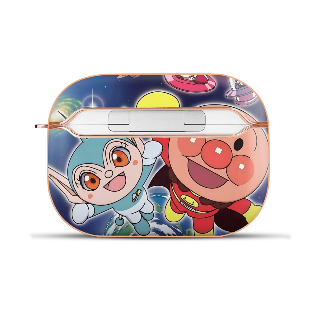 （画像用） アンパンマン Anpanman 【AirPods Pro用】ハードシェル保護ケース｜耐衝撃・防指紋・カラビナ付き商品仕様