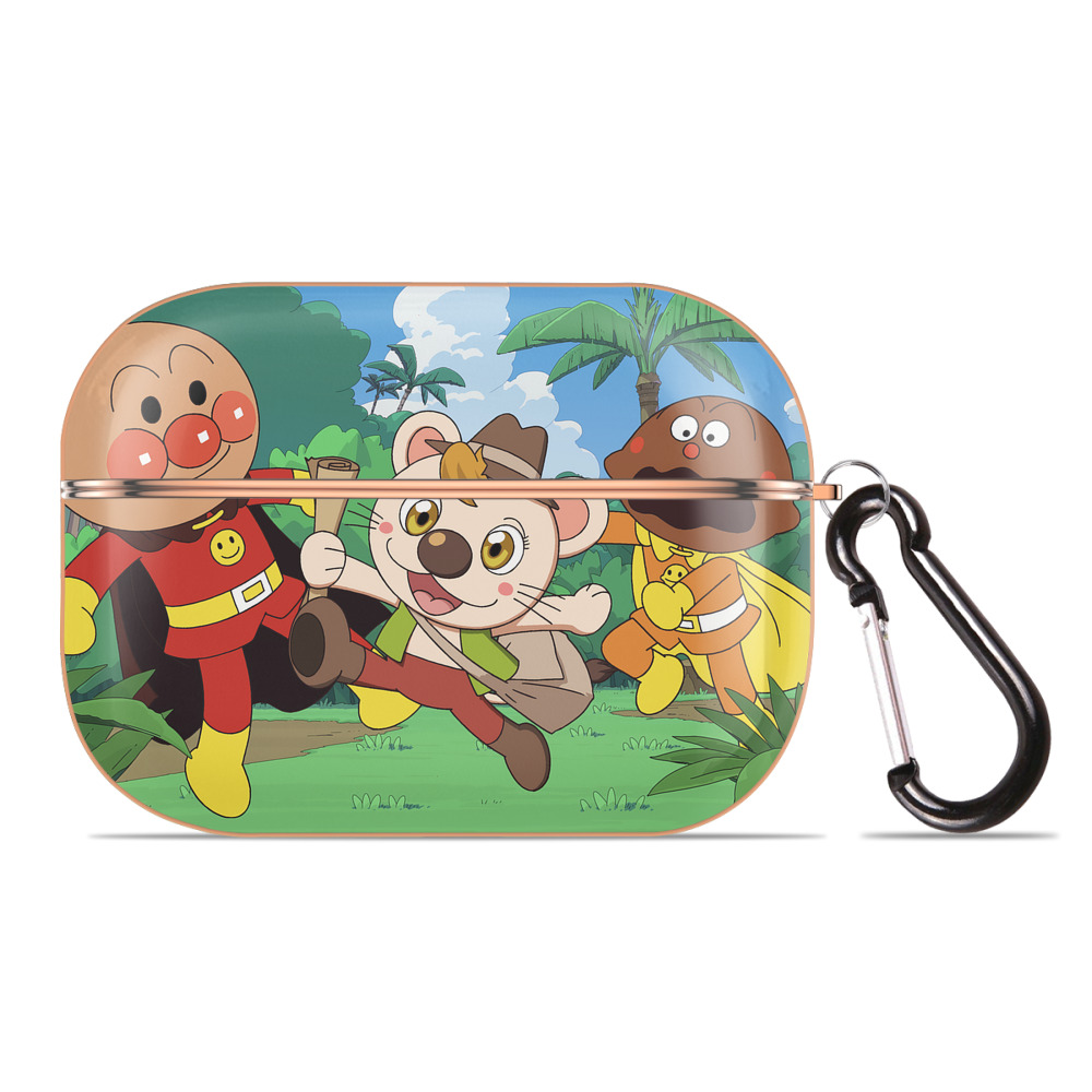（画像用） アンパンマン Anpanman 【AirPods Pro用】ハードシェル保護ケース｜耐衝撃・防指紋・カラビナ付き商品仕様