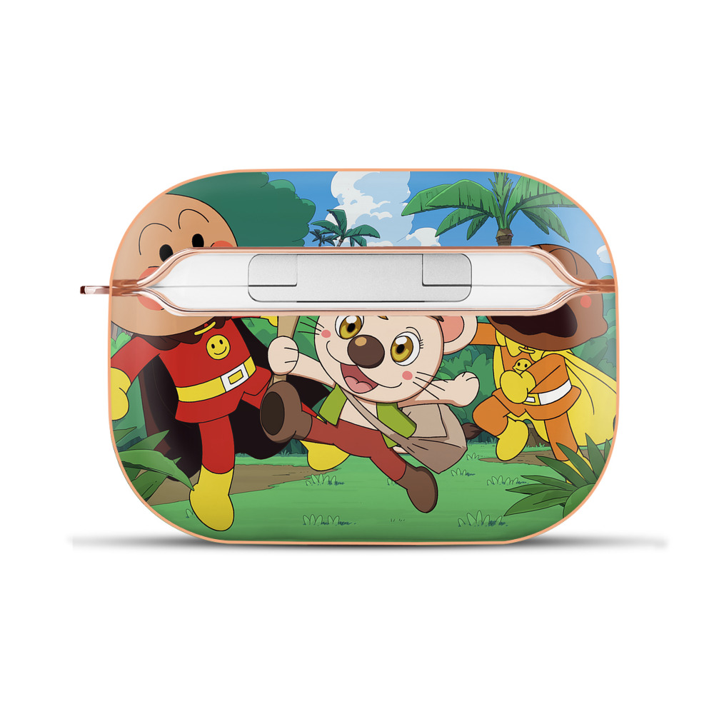 （画像用） アンパンマン Anpanman 【AirPods Pro用】ハードシェル保護ケース｜耐衝撃・防指紋・カラビナ付き商品仕様