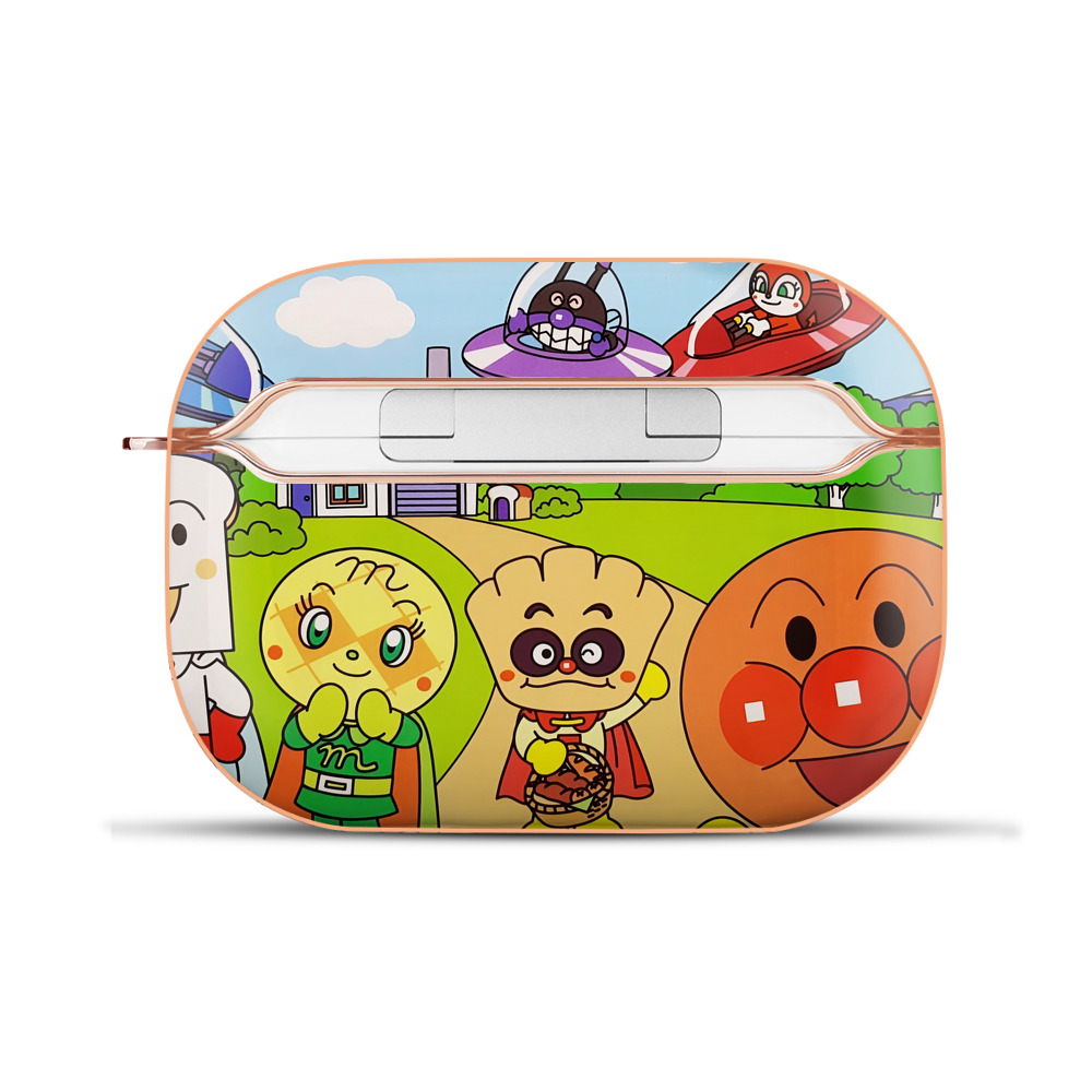 （画像用） アンパンマン Anpanman 【AirPods Pro用】ハードシェル保護ケース｜耐衝撃・防指紋・カラビナ付き商品仕様