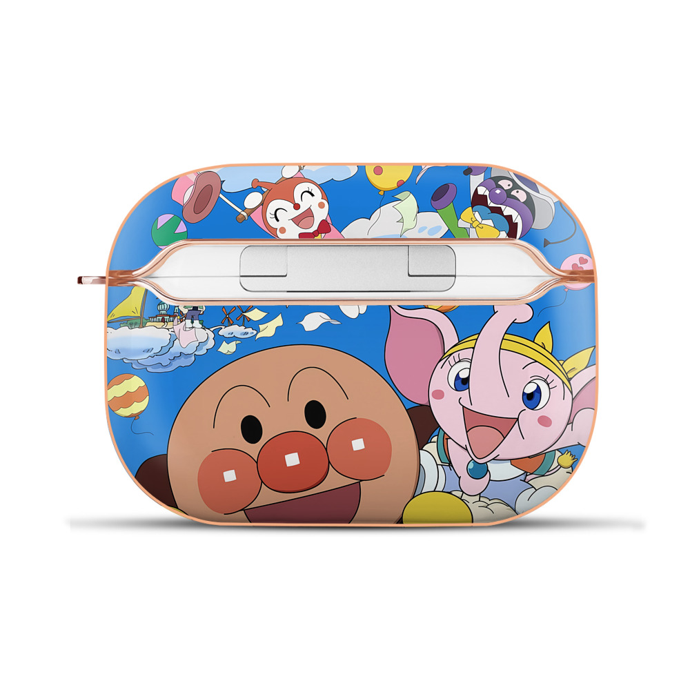 （画像用） アンパンマン Anpanman 【AirPods Pro用】ハードシェル保護ケース｜耐衝撃・防指紋・カラビナ付き商品仕様