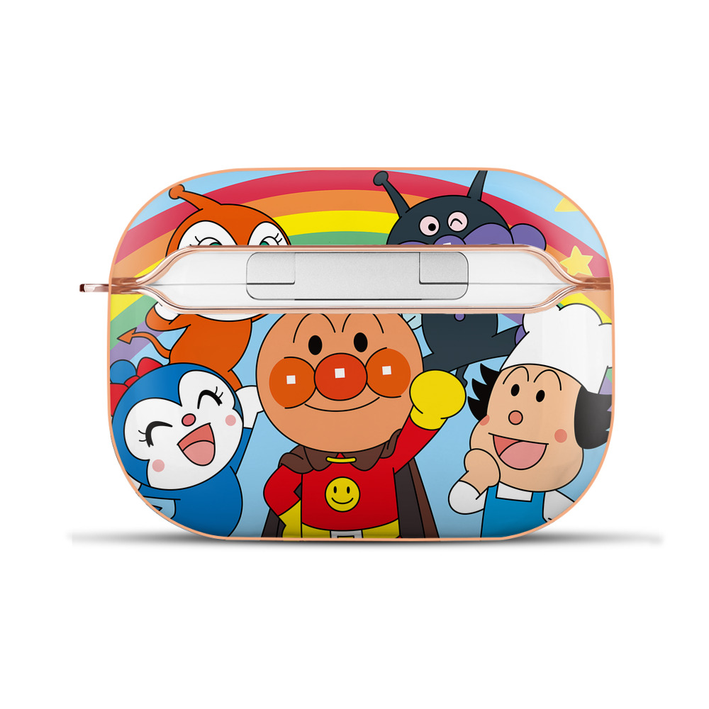 （画像用） アンパンマン Anpanman 【AirPods Pro用】ハードシェル保護ケース｜耐衝撃・防指紋・カラビナ付き商品仕様