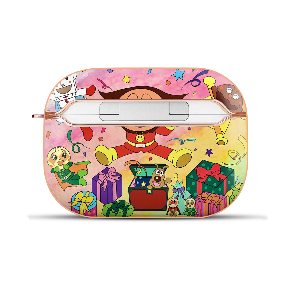 （画像用） アンパンマン Anpanman 【AirPods Pro用】ハードシェル保護ケース｜耐衝撃・防指紋・カラビナ付き商品仕様