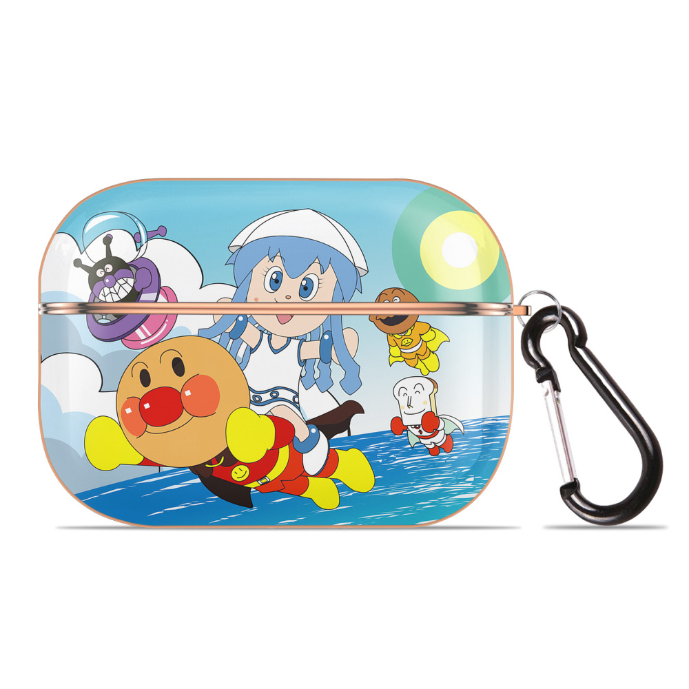 （画像用） アンパンマン Anpanman 【AirPods Pro用】ハードシェル保護ケース｜耐衝撃・防指紋・カラビナ付き商品仕様