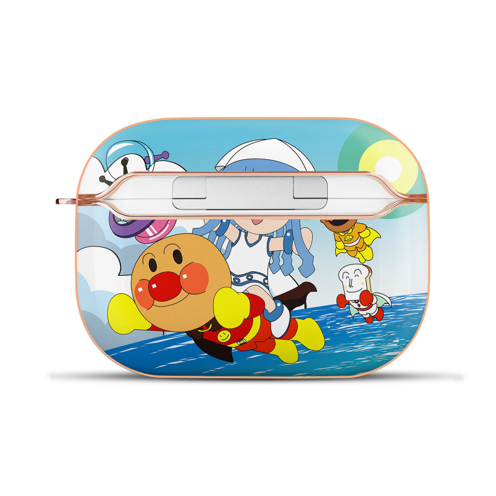 （画像用） アンパンマン Anpanman 【AirPods Pro用】ハードシェル保護ケース｜耐衝撃・防指紋・カラビナ付き商品仕様