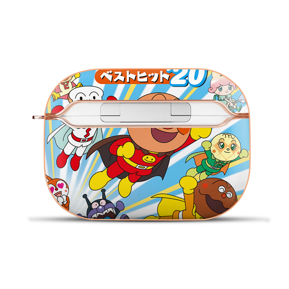 （画像用） アンパンマン Anpanman 【AirPods Pro用】ハードシェル保護ケース｜耐衝撃・防指紋・カラビナ付き商品仕様