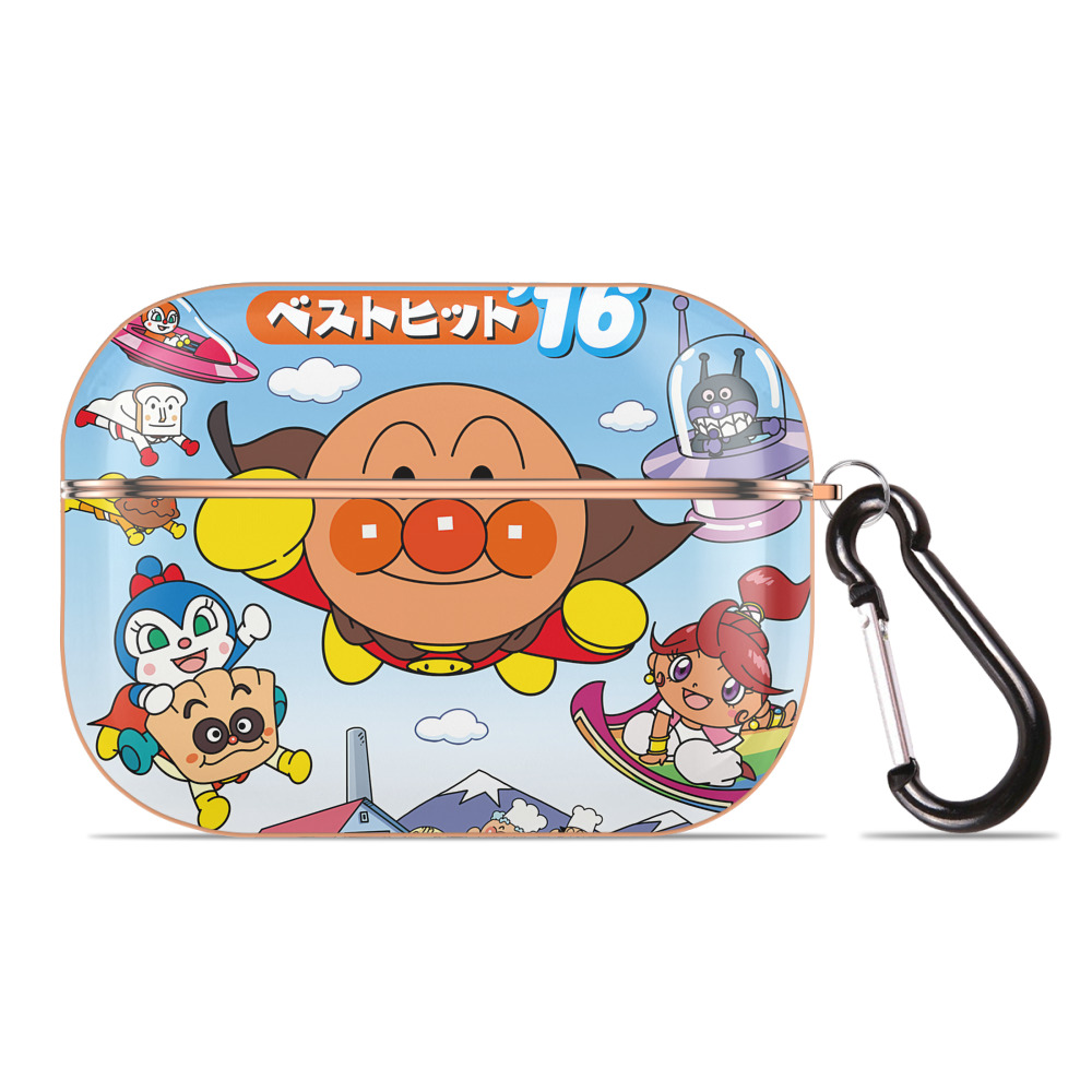（画像用） アンパンマン Anpanman 【AirPods Pro用】ハードシェル保護ケース｜耐衝撃・防指紋・カラビナ付き商品仕様