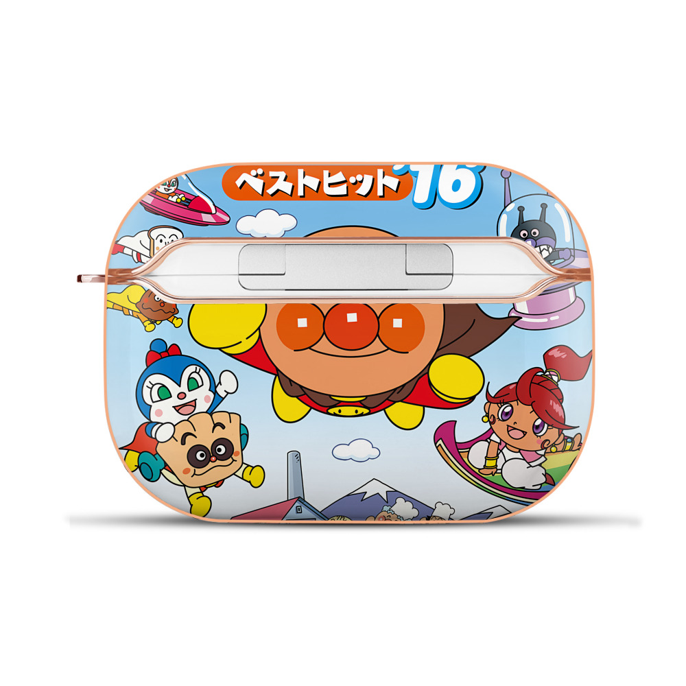 （画像用） アンパンマン Anpanman 【AirPods Pro用】ハードシェル保護ケース｜耐衝撃・防指紋・カラビナ付き商品仕様