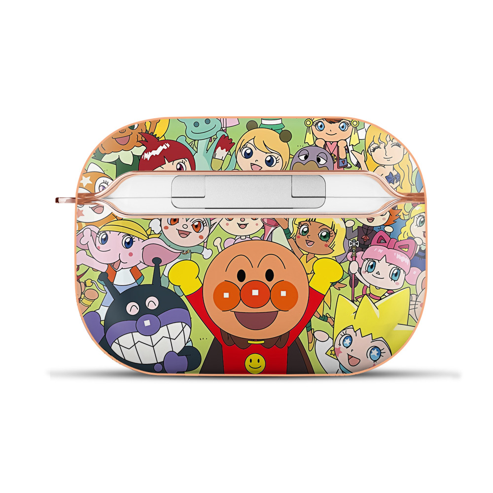 （画像用） アンパンマン Anpanman 【AirPods Pro用】ハードシェル保護ケース｜耐衝撃・防指紋・カラビナ付き商品仕様