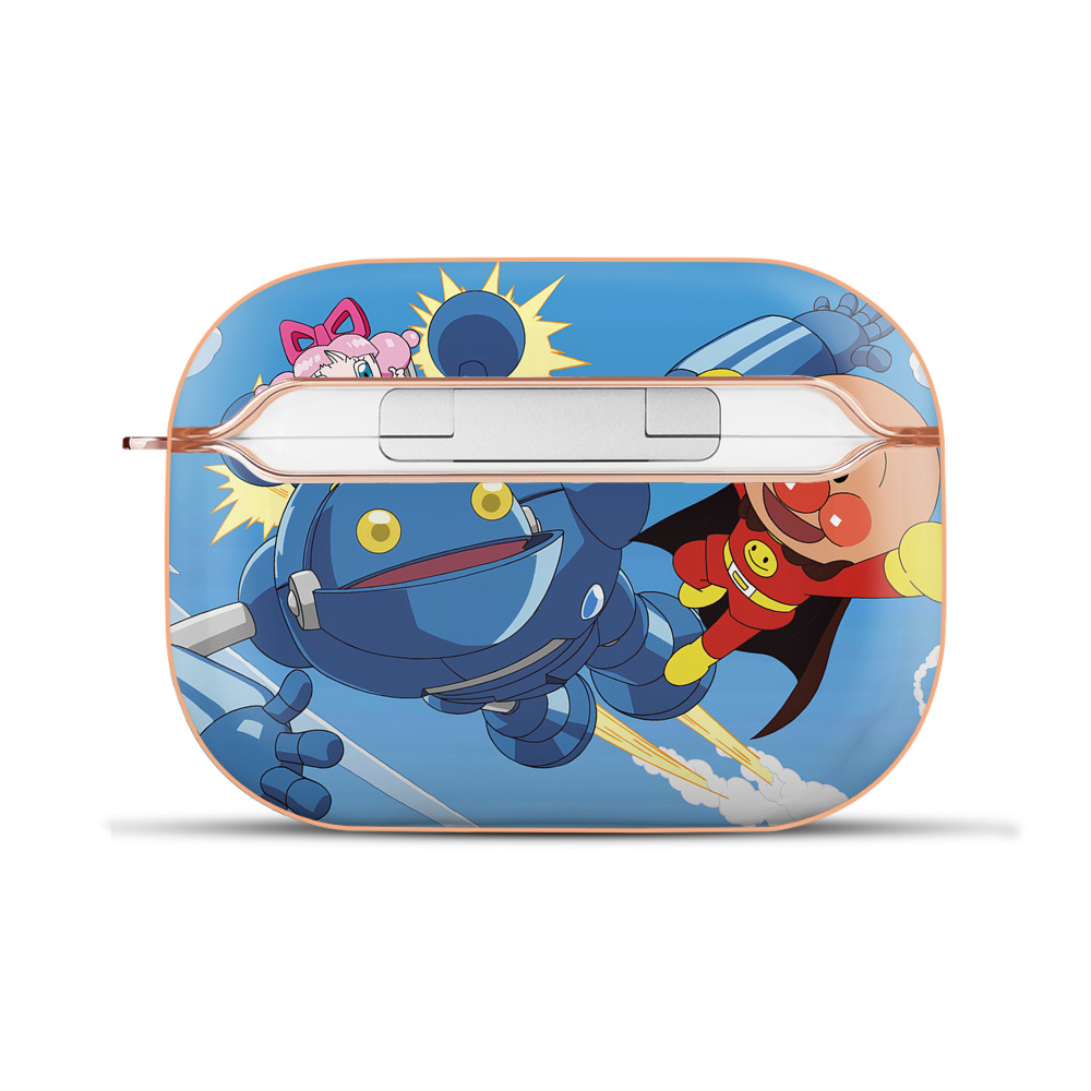 （画像用） アンパンマン Anpanman 【AirPods Pro用】ハードシェル保護ケース｜耐衝撃・防指紋・カラビナ付き商品仕様