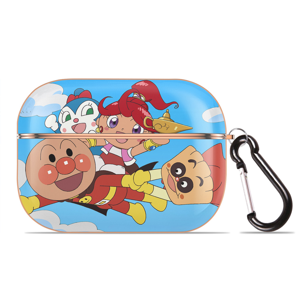 （画像用） アンパンマン Anpanman 【AirPods Pro用】ハードシェル保護ケース｜耐衝撃・防指紋・カラビナ付き商品仕様