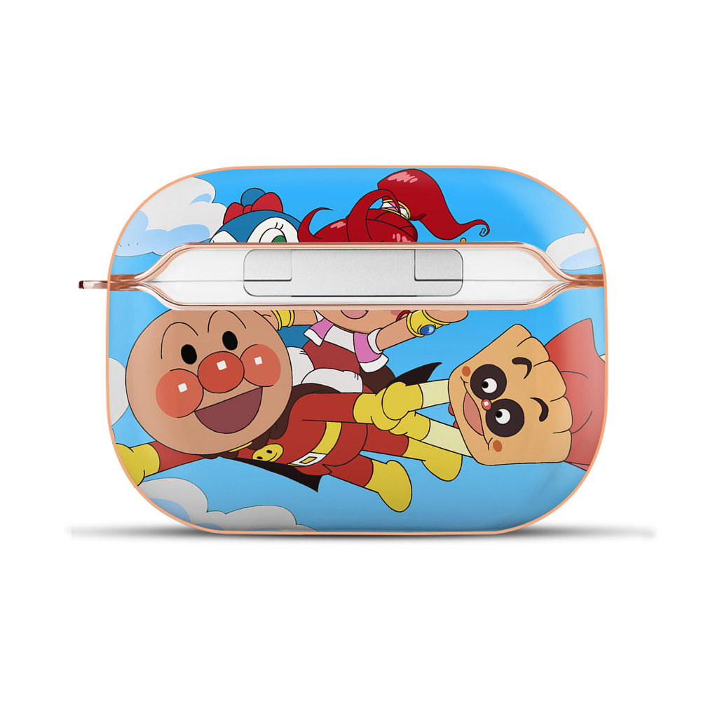 （画像用） アンパンマン Anpanman 【AirPods Pro用】ハードシェル保護ケース｜耐衝撃・防指紋・カラビナ付き商品仕様