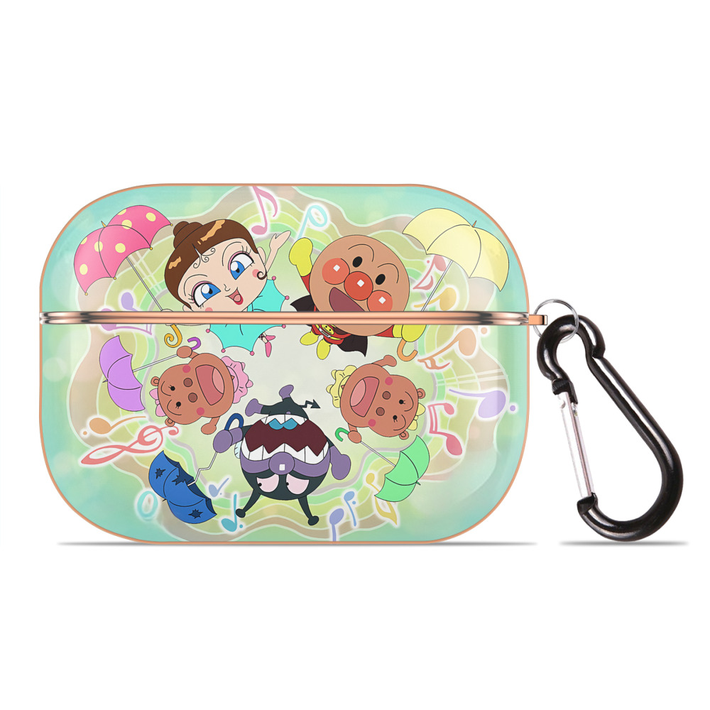 （画像用） アンパンマン Anpanman 【AirPods Pro用】ハードシェル保護ケース｜耐衝撃・防指紋・カラビナ付き商品仕様