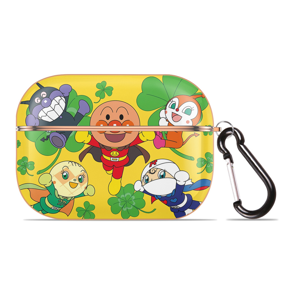 （画像用） アンパンマン Anpanman 【AirPods Pro用】ハードシェル保護ケース｜耐衝撃・防指紋・カラビナ付き商品仕様
