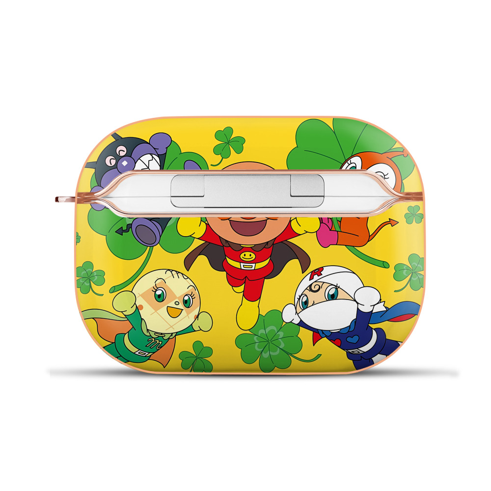 （画像用） アンパンマン Anpanman 【AirPods Pro用】ハードシェル保護ケース｜耐衝撃・防指紋・カラビナ付き商品仕様