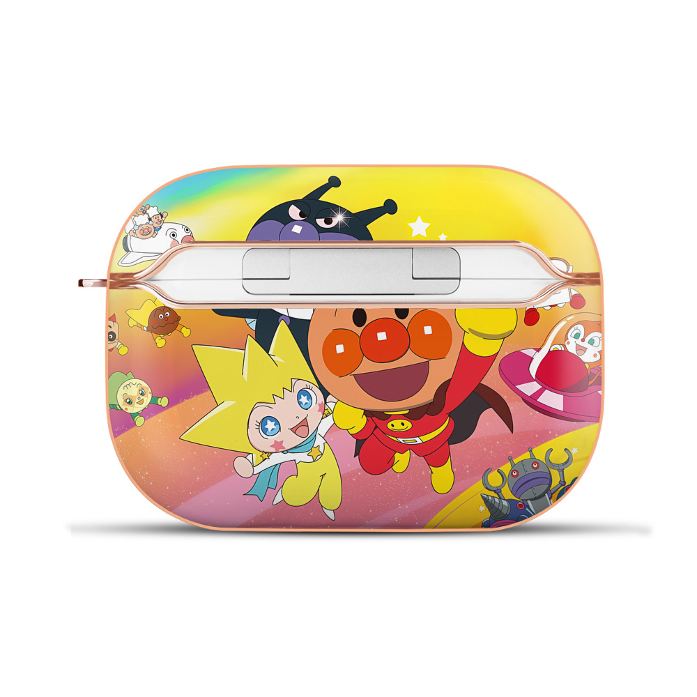 （画像用） アンパンマン Anpanman 【AirPods Pro用】ハードシェル保護ケース｜耐衝撃・防指紋・カラビナ付き商品仕様