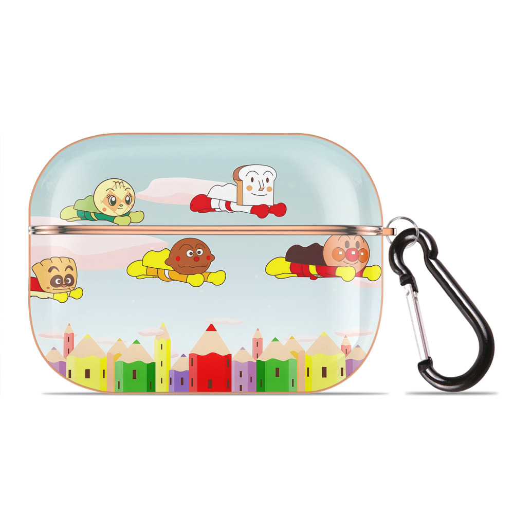 （画像用） アンパンマン Anpanman 【AirPods Pro用】ハードシェル保護ケース｜耐衝撃・防指紋・カラビナ付き商品仕様