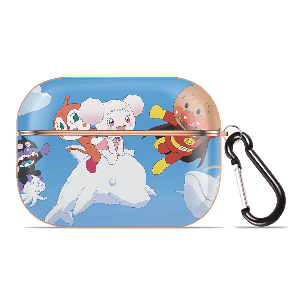（画像用） アンパンマン Anpanman 【AirPods Pro用】ハードシェル保護ケース｜耐衝撃・防指紋・カラビナ付き商品仕様