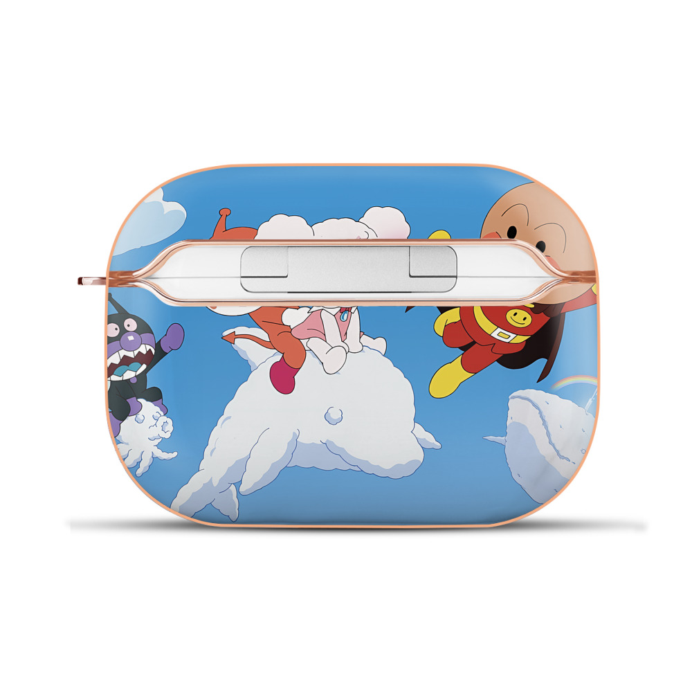 （画像用） アンパンマン Anpanman 【AirPods Pro用】ハードシェル保護ケース｜耐衝撃・防指紋・カラビナ付き商品仕様