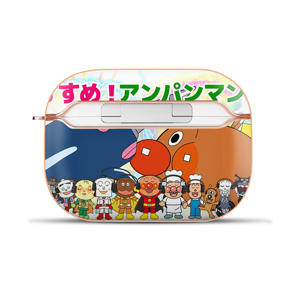 （画像用） アンパンマン Anpanman 【AirPods Pro用】ハードシェル保護ケース｜耐衝撃・防指紋・カラビナ付き商品仕様