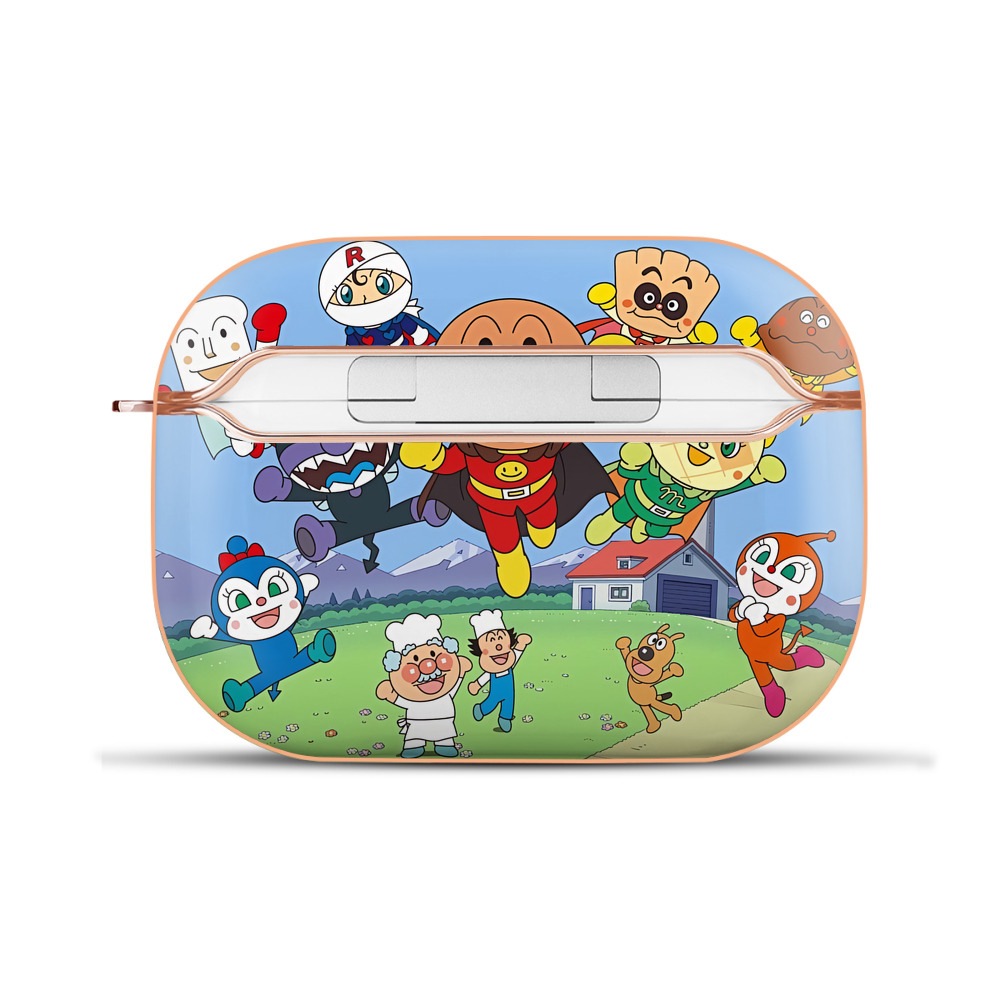 （画像用） アンパンマン Anpanman 【AirPods Pro用】ハードシェル保護ケース｜耐衝撃・防指紋・カラビナ付き商品仕様