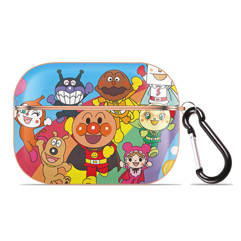 （画像用） アンパンマン Anpanman 【AirPods Pro用】ハードシェル保護ケース｜耐衝撃・防指紋・カラビナ付き商品仕様