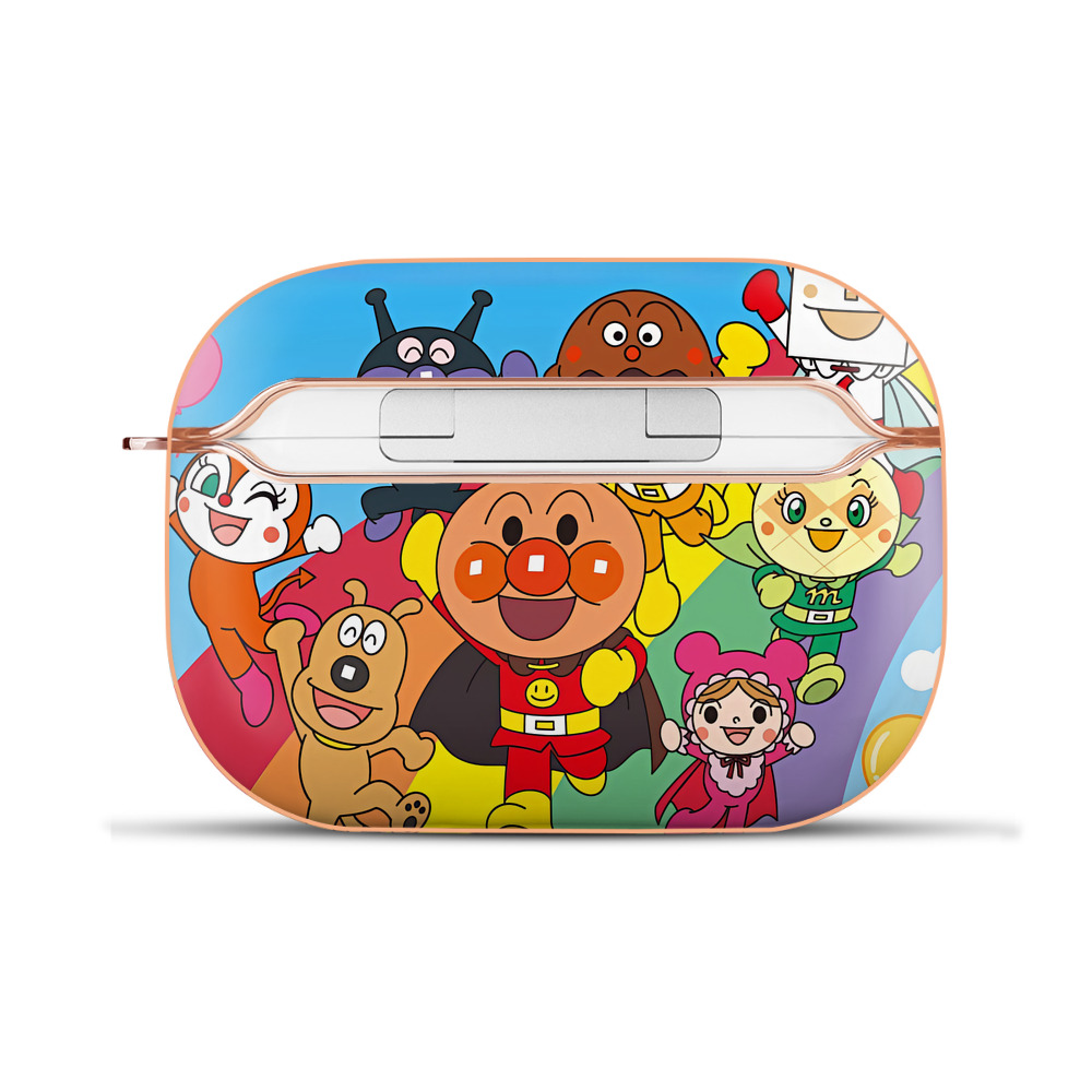 （画像用） アンパンマン Anpanman 【AirPods Pro用】ハードシェル保護ケース｜耐衝撃・防指紋・カラビナ付き商品仕様