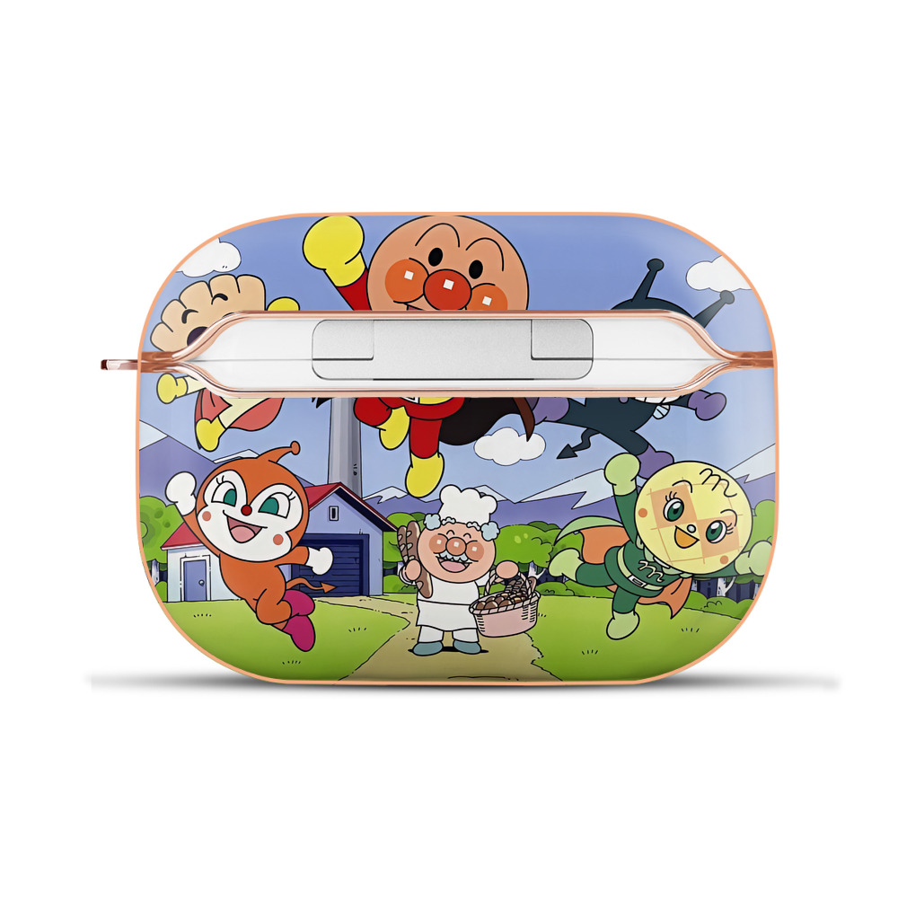 （画像用） アンパンマン Anpanman 【AirPods Pro用】ハードシェル保護ケース｜耐衝撃・防指紋・カラビナ付き商品仕様