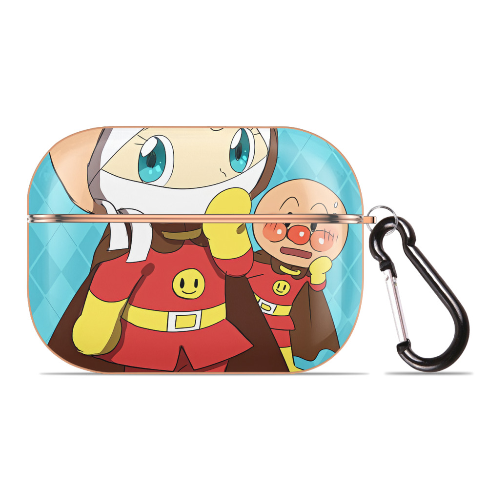（画像用） アンパンマン Anpanman 【AirPods Pro用】ハードシェル保護ケース｜耐衝撃・防指紋・カラビナ付き商品仕様
