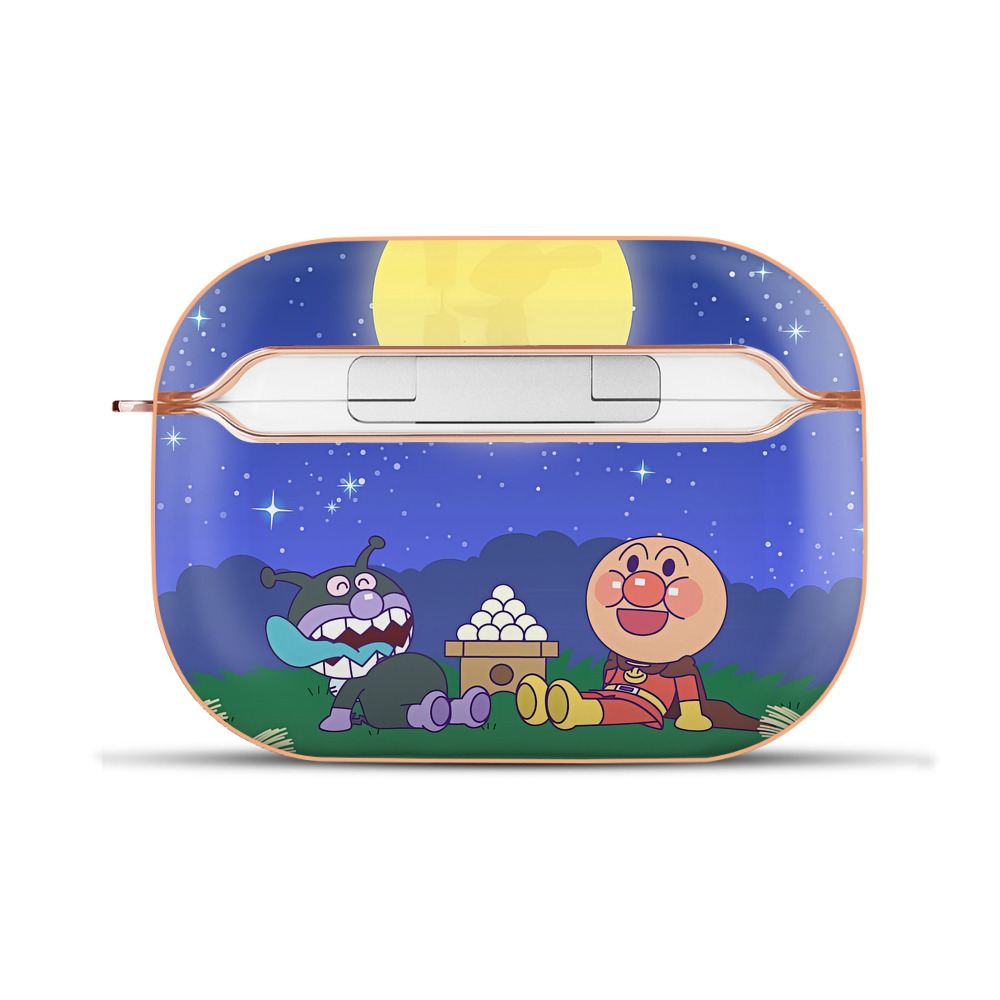 （画像用） アンパンマン Anpanman 【AirPods Pro用】ハードシェル保護ケース｜耐衝撃・防指紋・カラビナ付き商品仕様